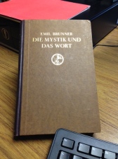 my copy of the first edition of Brunner's book
